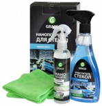 Комплект для нано покрытия стекол автомобиля