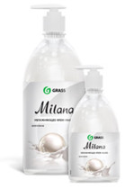 Жидкое крем-мыло MILANA жемчужное 1л с дозатором