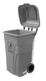 Контейнер 100л на колесах с педалью